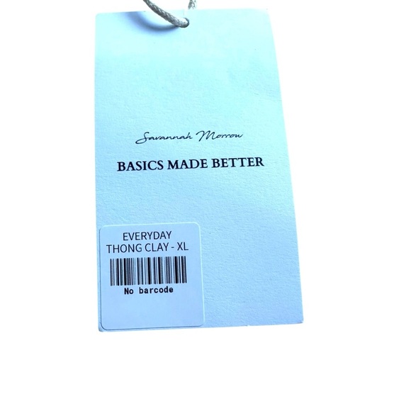 Savannah Morrow Women's Everyday Thong in Clay Size XL NWT - Picture 2 of 3